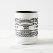 Persoonlijke Verborgen Bericht met Naam Mok (Midden)