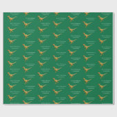 Persoonlijke Verjaardag Dinosaurus Cadeaupapier (Vlak)