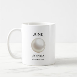 Persoonlijke verjaardag in juni Parel Koffiemok