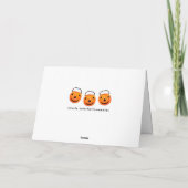 Persoonlijke verjaardag in oktober met Halloween Kaart (Achterkant)