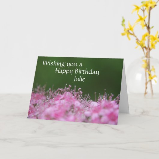 Persoonlijke Verjaardag Kaart voor Vriend (Gele Bloem)