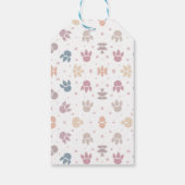 Persoonlijke verjaardag Little Dino Cadeaulabel (Achterkant)