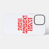 Persoonlijke Verjaardag Maak een Aangepaste iPhone Hoesje (Achterkant horizontaal)