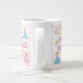 Persoonlijke verjaardag prinses mok, grote koffiekop (Achterkant)