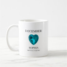Persoonlijke verjaardag Turquoise December