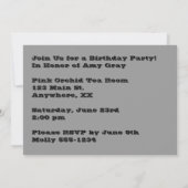 Persoonlijke verjaardag voor schrijvers kaart (Achterkant)