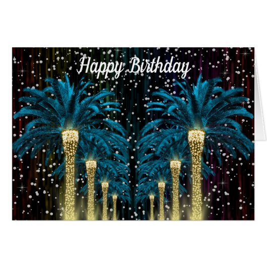 Persoonlijke verjaardag Winterpalmen (Voorkant Horizontaal)