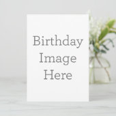Enkele uitnodiging, Maat: 12,7 x 17,8 cm, Papier: Signature Mat, Enveloppen: Wit (Staand voorkant)