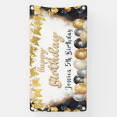 Persoonlijke verjaardags Welkomstbanner Spandoek (Verticaal)