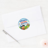 Persoonlijke verjaardagsavonturen sticker (Envelop)