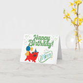 Persoonlijke verjaardagsdatum schattige waterverf  kaart (Gele Bloem)