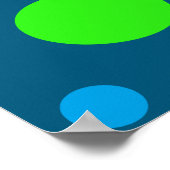 Persoonlijke verjaardagsfeestbanner voor jongen poster (Hoek)