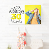 Persoonlijke verjaardagsfoto spandoek (Insitu)