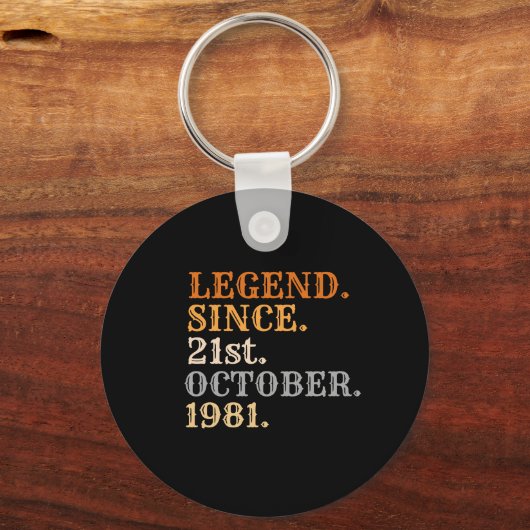 Persoonlijke verjaardagsgeschenken Geboortedatum t Sleutelhanger (Voorkant)