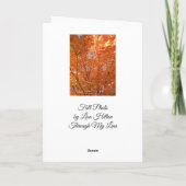 Persoonlijke verjaardagskaart | Autumn Leaves Kaart (Achterkant)