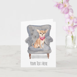 Persoonlijke verjaardagskaart Chihuahua Kaart