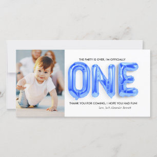 Persoonlijke Verjaardagskaart - Dankjewel - 1e ver Bedankkaart