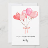 Persoonlijke verjaardagskaart kaart (Voorkant)