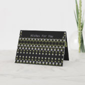 Persoonlijke verjaardagskaart kaart (Achterkant)