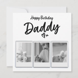 Persoonlijke Verjaardagskaart met Foto van Papa -  Kaart