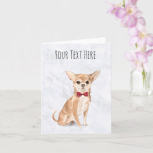 Persoonlijke verjaardagskaart voor Chihuahua Kaart