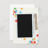 Persoonlijke verjaardagskaart voor fototekst (Voorkant / Achterkant)