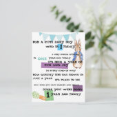 Persoonlijke verjaardagskaart voor jongen - Peter  Briefkaart (Staand voorkant)