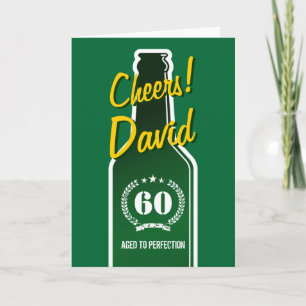 Persoonlijke verjaardagskaart voor mannen Bier d Kaart