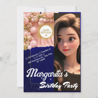 Persoonlijke verjaardagskaarten bedankkaart