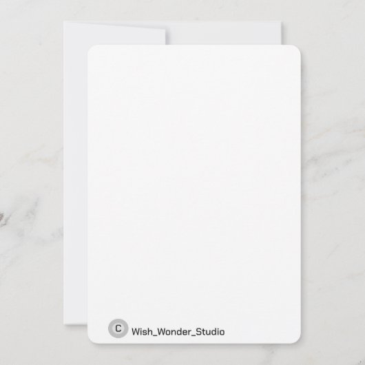 Persoonlijke verjaardagskaarten kaart (Achterkant)