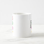 Persoonlijke verjaardagsmaand en jaartal cadeau koffiemok (Center)