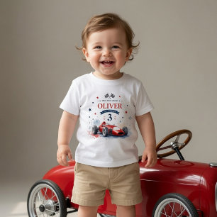 Persoonlijke verjaardagsshirt met vintage Formule Kinder Shirts