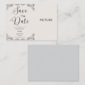 Persoonlijke verjaardagsuitnodiging - Uw foto toev Informatiekaartje (Voorkant / Achterkant)