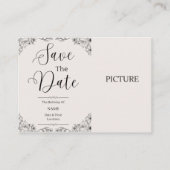 Persoonlijke verjaardagsuitnodiging - Uw foto toev Informatiekaartje (Voorkant)