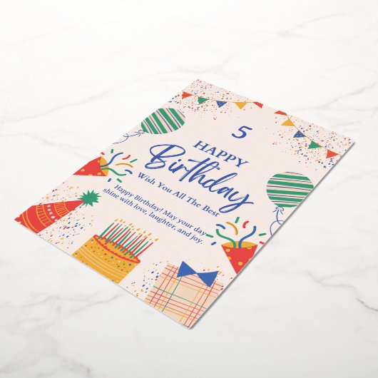 Persoonlijke verjaardagsuitnodigingen | Aangepast  Folie Uitnodiging (Gedraaid)