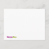 Persoonlijke verjaardagsuitnodigingen uitnodiging briefkaart (Achterkant)