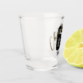 Persoonlijke verjaardagsviering shot glas (Links)
