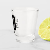Persoonlijke verjaardagsviering shot glas (Rechts)