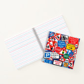 Persoonlijke verkeersborden notitieboek (Binnen)