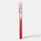 Persoonlijke verloop ombre rood Case-Mate iPhone case (Achterkant / Links)