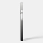 Persoonlijke verloop ombre zwarte tinten grijs Case-Mate iPhone case (Achterkant / Links)