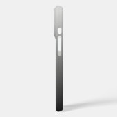 Persoonlijke verloop ombre zwarte tinten grijs Case-Mate iPhone case (Achterkant / Links)