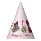 Persoonlijke verlovingsfeest Bruids-shower Feesthoedjes (Links)