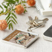 Persoonlijke Vermoeide Kameel Sleutelhanger (Zijkant)