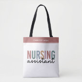 Persoonlijke verpleegkundige assistent tote bag (Voorkant)