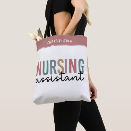 Persoonlijke verpleegkundige assistent tote bag