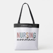 Persoonlijke verpleegkundige assistent tote bag (Achterkant)