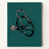 Persoonlijke verpleegkundigen in kruiden en face m notitieboek (Achterkant)