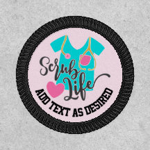 Persoonlijke Verpleegster Badge Scrub Leven