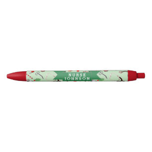 Persoonlijke verpleegster blauwe inkt pen